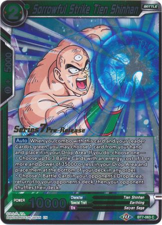 Sorrowful Strike Tien Shinhan (Assault of the Saiyans) [BT7-063_PR]