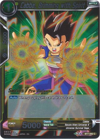 Cabba, Brimming with Spirit (Assault of the Saiyans) [BT7-082_PR]