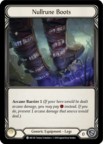 Nullrune Boots [U-ARC158] Unlimited Normal