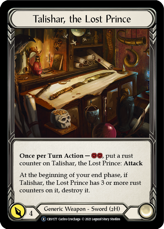 Talishar, the Lost Prince [U-CRU177] Unlimited Normal