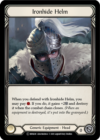 Ironhide Helm [U-MON241-RF] Unlimited Rainbow Foil