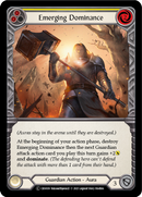 Emerging Dominance (Yellow) [U-CRU039-RF] Unlimited Rainbow Foil