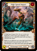 High Speed Impact (Yellow) [U-CRU107-RF] Unlimited Rainbow Foil