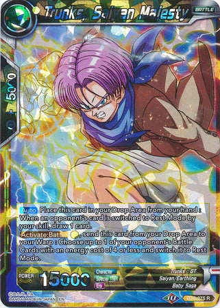 Trunks, Saiyan Majesty [BT8-075]