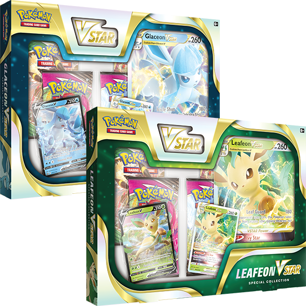 Leafeon VSTAR and Glaceon VSTAR Special Collections - Bundle of 2