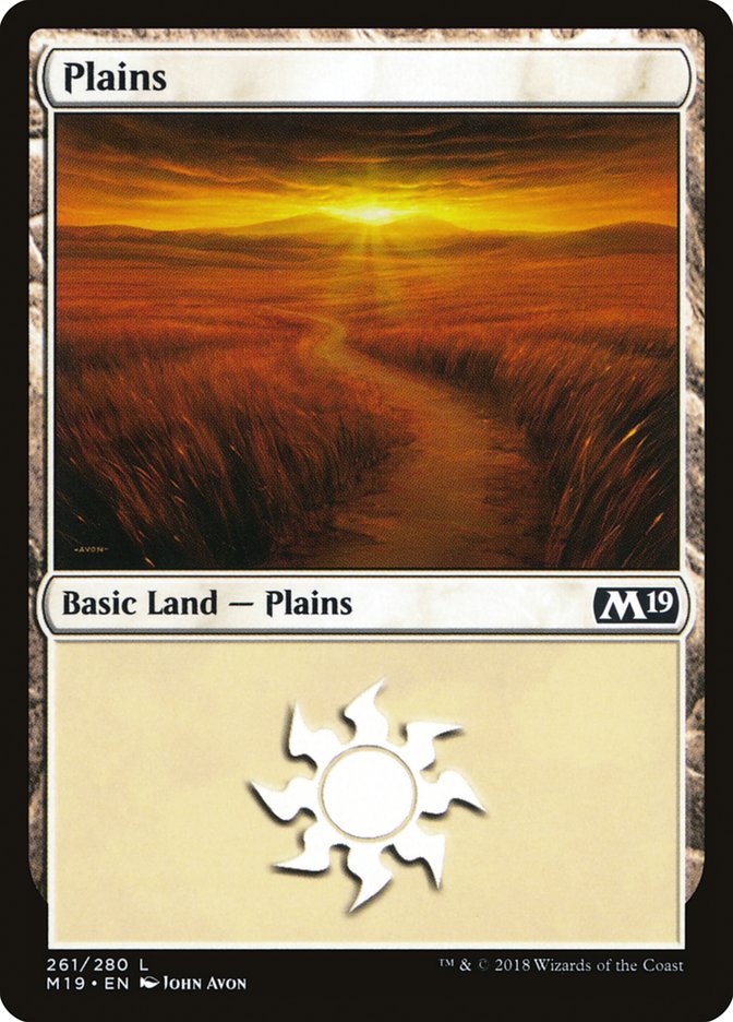 Plains (261) [Core Set 2019]