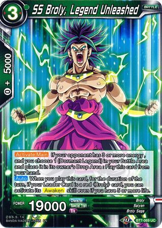 SS Broly, Legend Unleashed [BT7-069]