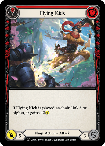 Flying Kick (Red) [U-CRU063] Unlimited Normal