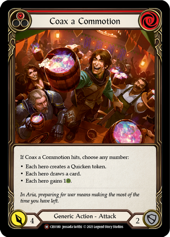 Coax a Commotion [U-CRU180-RF] Unlimited Rainbow Foil