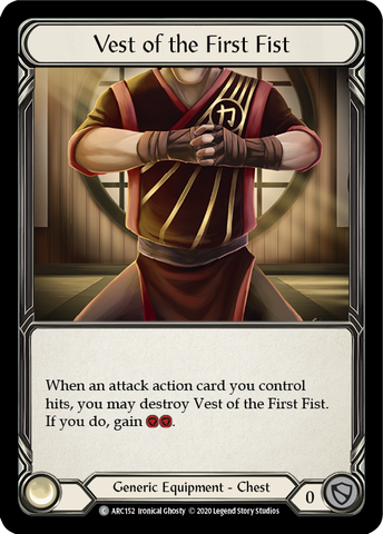 Vest of the First Fist [U-ARC152] Unlimited Rainbow Foil