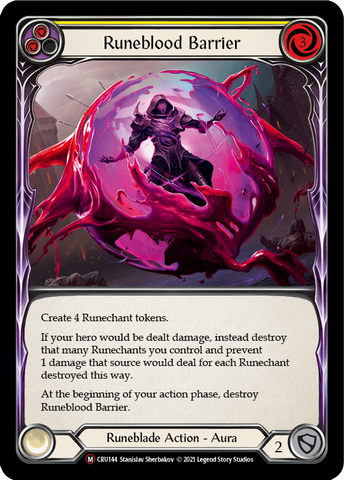 Runeblood Barrier [U-CRU144] Unlimited Normal