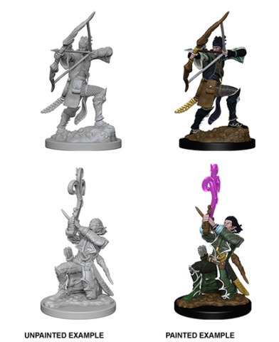 Nolzur's Marvelous Unpainted Miniatures 2x Male Elf Bard