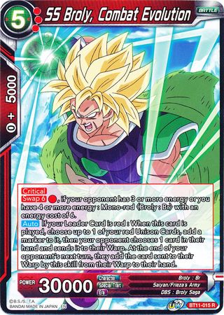 SS Broly, Combat Evolution [BT11-015]