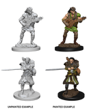 Nolzur's Marvelous Unpainted Miniatures 2x Male Human Bard